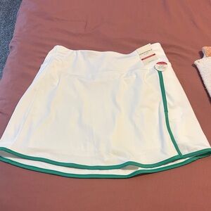 Aeropostale Sport White Skort with Green Accent